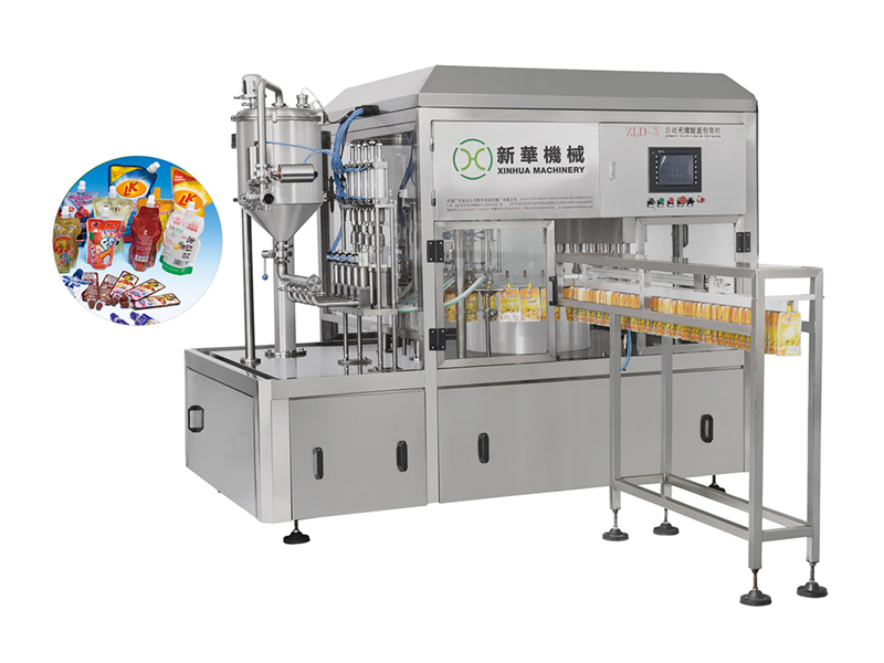 ZLD-5自立袋全自动充填旋盖包装机