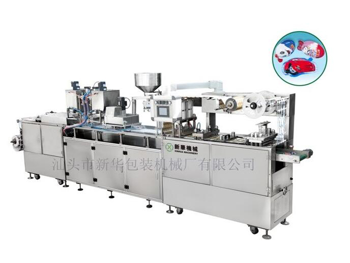 QGF-ZC彩色片材对版成型充填封切机